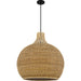 Myhouse Lighting Quoizel - QP6796MBK - Four Light Pendant - Sycamore - Matte Black