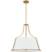 Myhouse Lighting Quoizel - QP6802BGD - Five Light Pendant - Harte - Bronze Gold