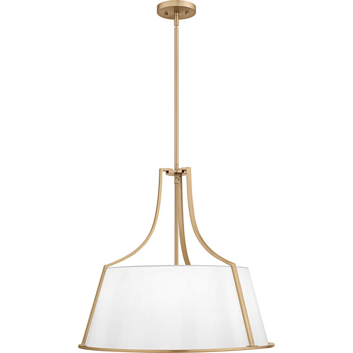 Myhouse Lighting Quoizel - QP6802BGD - Five Light Pendant - Harte - Bronze Gold