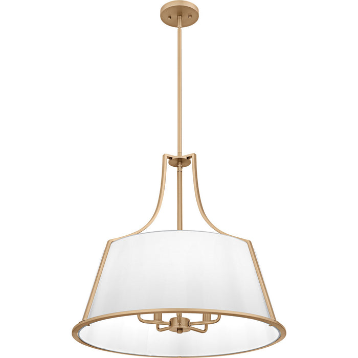 Myhouse Lighting Quoizel - QP6802BGD - Five Light Pendant - Harte - Bronze Gold