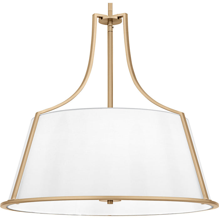 Myhouse Lighting Quoizel - QP6802BGD - Five Light Pendant - Harte - Bronze Gold