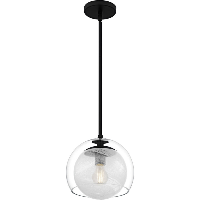 Myhouse Lighting Quoizel - QPP6774MBK - One Light Mini Pendant - Eslinger - Matte Black