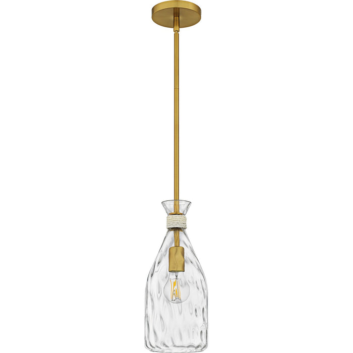 Myhouse Lighting Quoizel - QPP6782BRG - One Light Mini Pendant - Govada - Brushed Gold
