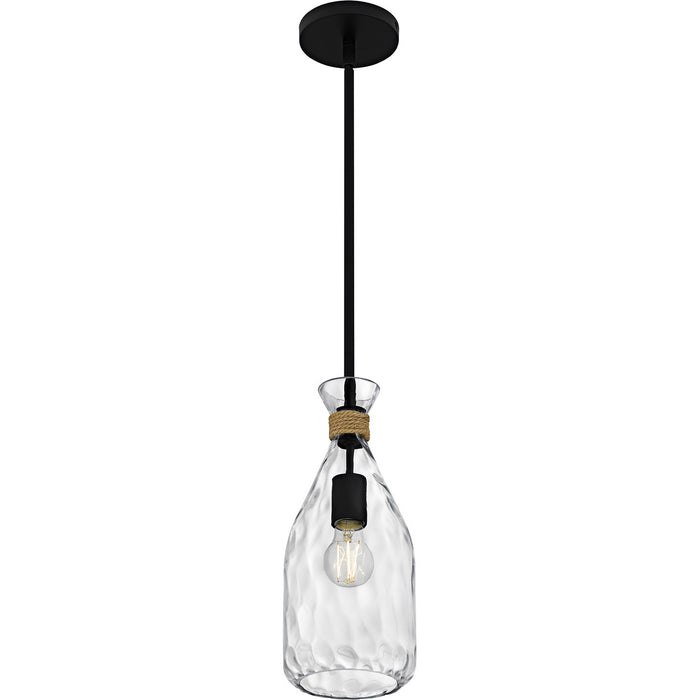 Myhouse Lighting Quoizel - QPP6782MBK - One Light Mini Pendant - Govada - Matte Black