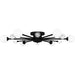 Myhouse Lighting Quoizel - QSF6781MBK - Six Light Semi-Flush Mount - Combe - Matte Black