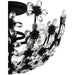 Myhouse Lighting Quoizel - QSF6783MBK - Three Light Semi-Flush Mount - Rosemary - Matte Black