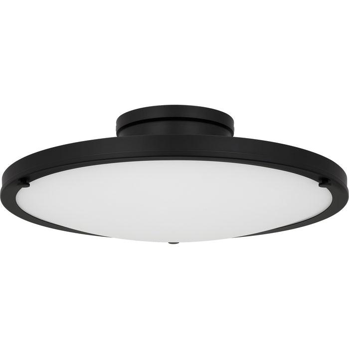 Myhouse Lighting Quoizel - QSF6784MBK - LED Semi-Flush Mount - Donne - Matte Black