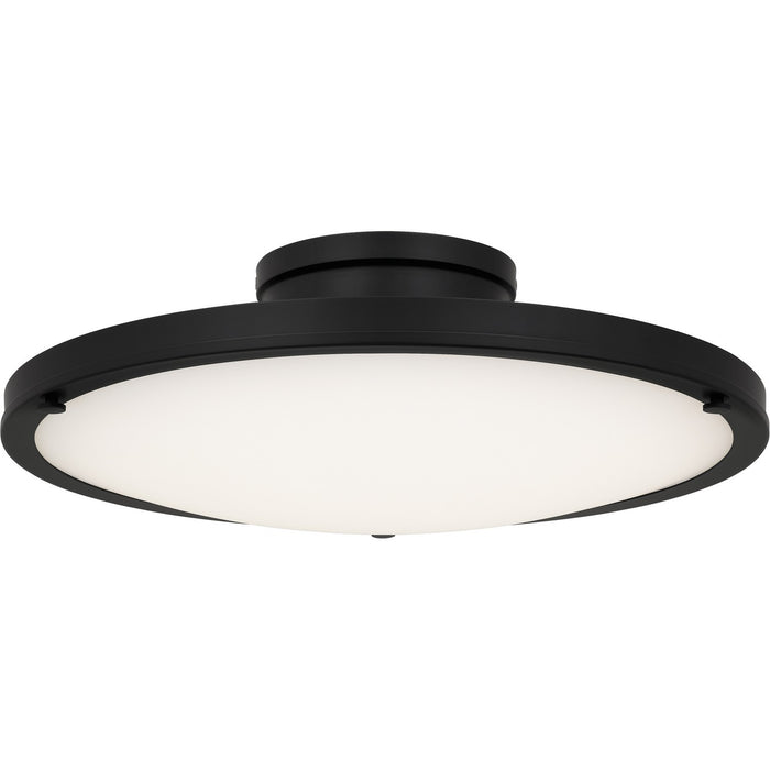 Myhouse Lighting Quoizel - QSF6784MBK - LED Semi-Flush Mount - Donne - Matte Black