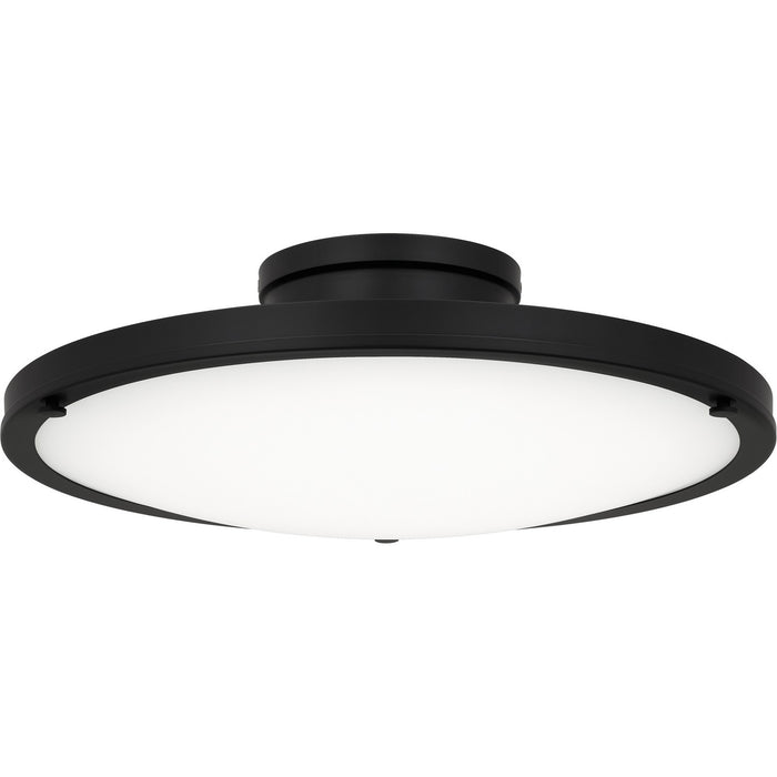 Myhouse Lighting Quoizel - QSF6784MBK - LED Semi-Flush Mount - Donne - Matte Black