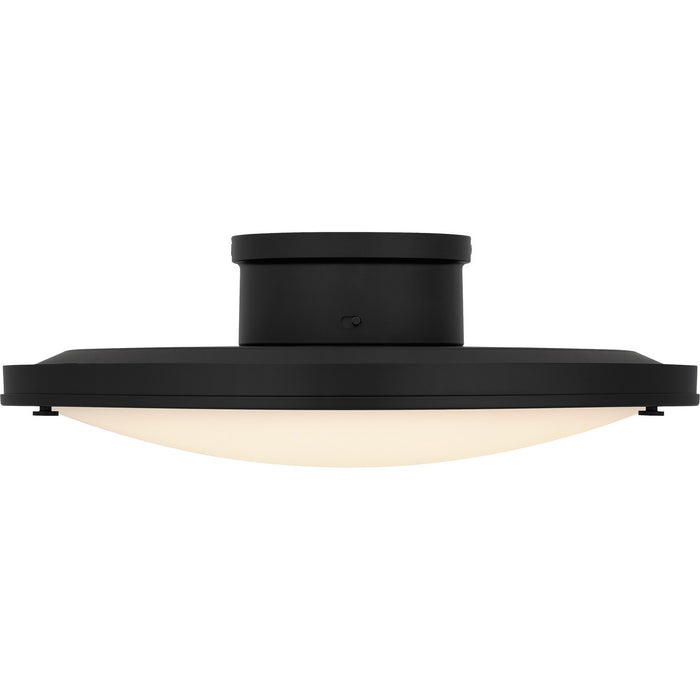 Myhouse Lighting Quoizel - QSF6784MBK - LED Semi-Flush Mount - Donne - Matte Black
