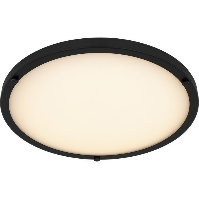 Myhouse Lighting Quoizel - QSF6784MBK - LED Semi-Flush Mount - Donne - Matte Black