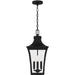 Myhouse Lighting Quoizel - QTN1910EK - Four Light Outdoor Hanging Lantern - Quentin - Earth Black