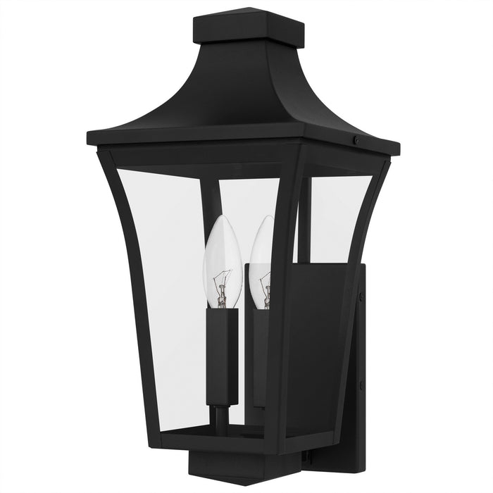 Myhouse Lighting Quoizel - QTN8408EK - Two Light Outdoor Wall Lantern - Quentin - Earth Black