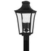 Myhouse Lighting Quoizel - QTN9010EK - Four Light Outdoor Post Lantern - Quentin - Earth Black