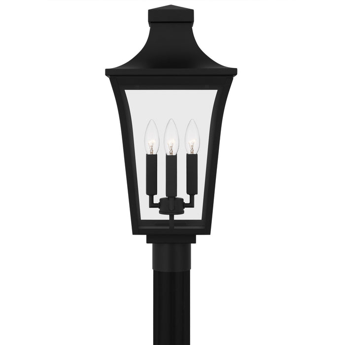 Myhouse Lighting Quoizel - QTN9010EK - Four Light Outdoor Post Lantern - Quentin - Earth Black