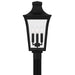 Myhouse Lighting Quoizel - QTN9010EK - Four Light Outdoor Post Lantern - Quentin - Earth Black