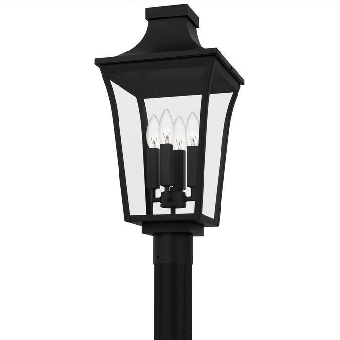 Myhouse Lighting Quoizel - QTN9010EK - Four Light Outdoor Post Lantern - Quentin - Earth Black