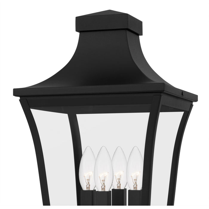 Myhouse Lighting Quoizel - QTN9010EK - Four Light Outdoor Post Lantern - Quentin - Earth Black