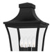 Myhouse Lighting Quoizel - QTN9010EK - Four Light Outdoor Post Lantern - Quentin - Earth Black