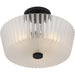 Myhouse Lighting Quoizel - RAY1716MBK - Three Light Semi-Flush Mount - Gray - Matte Black