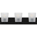 Myhouse Lighting Quoizel - RAY8624MBK - Three Light Bath - Gray - Matte Black