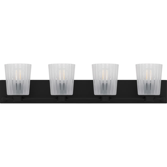 Myhouse Lighting Quoizel - RAY8632MBK - Four Light Bath - Gray - Matte Black