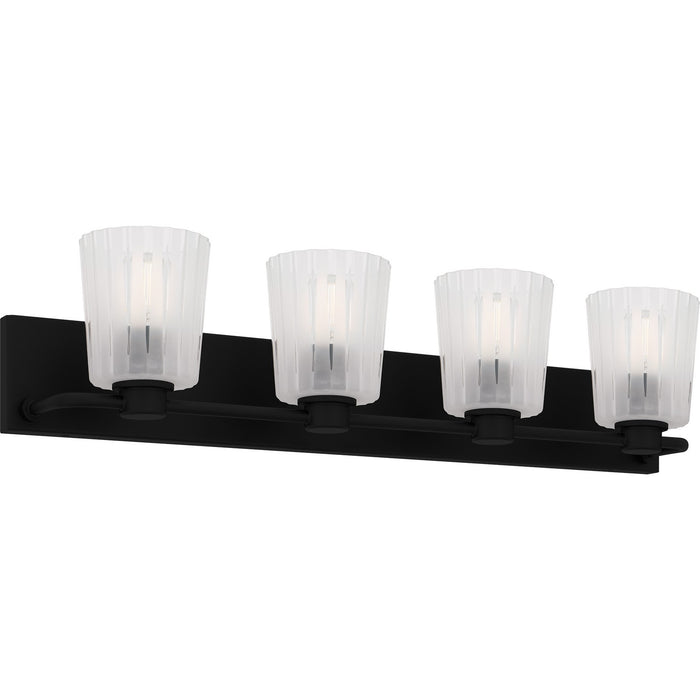 Myhouse Lighting Quoizel - RAY8632MBK - Four Light Bath - Gray - Matte Black