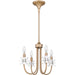 Myhouse Lighting Quoizel - REY5016BGD - Four Light Chandelier - Remy - Bronze Gold