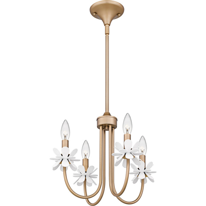 Myhouse Lighting Quoizel - REY5016BGD - Four Light Chandelier - Remy - Bronze Gold