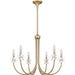 Myhouse Lighting Quoizel - REY5030BGD - Six Light Chandelier - Remy - Bronze Gold