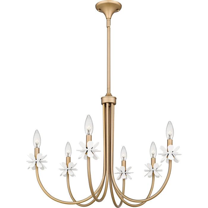 Myhouse Lighting Quoizel - REY5030BGD - Six Light Chandelier - Remy - Bronze Gold