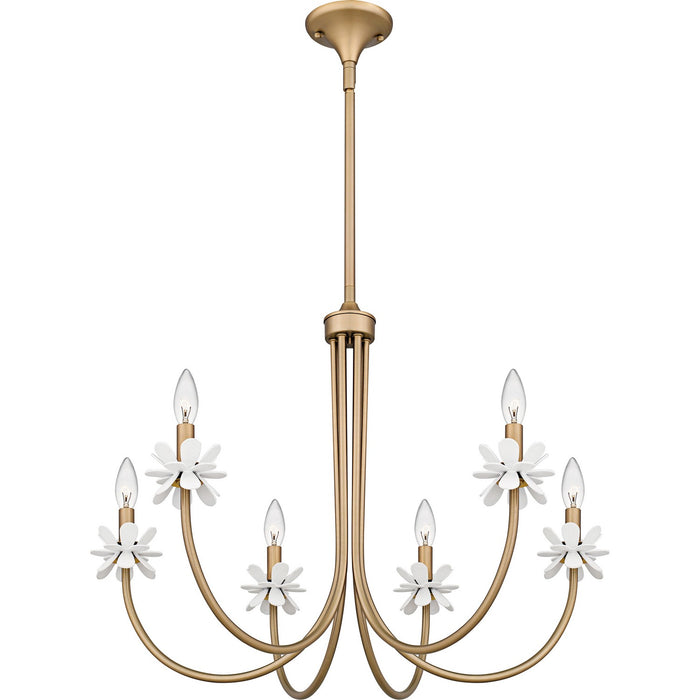 Myhouse Lighting Quoizel - REY5030BGD - Six Light Chandelier - Remy - Bronze Gold