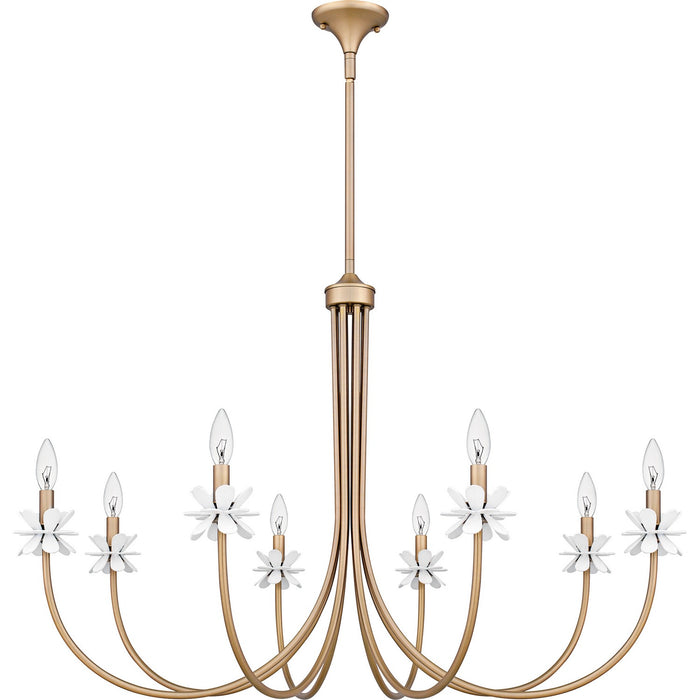 Myhouse Lighting Quoizel - REY5042BGD - Six Light Chandelier - Remy - Bronze Gold