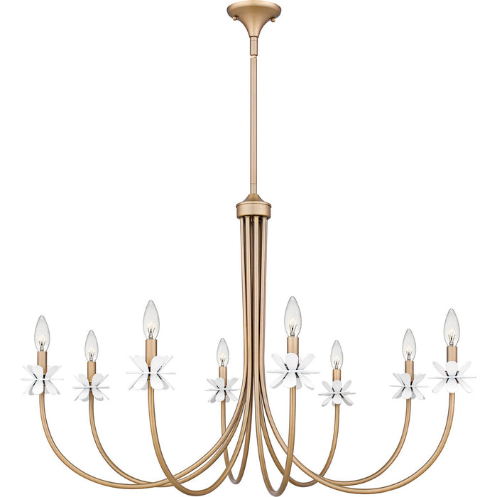 Myhouse Lighting Quoizel - REY5042BGD - Six Light Chandelier - Remy - Bronze Gold