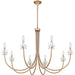 Myhouse Lighting Quoizel - REY5042BGD - Six Light Chandelier - Remy - Bronze Gold