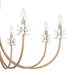 Myhouse Lighting Quoizel - REY5042BGD - Six Light Chandelier - Remy - Bronze Gold