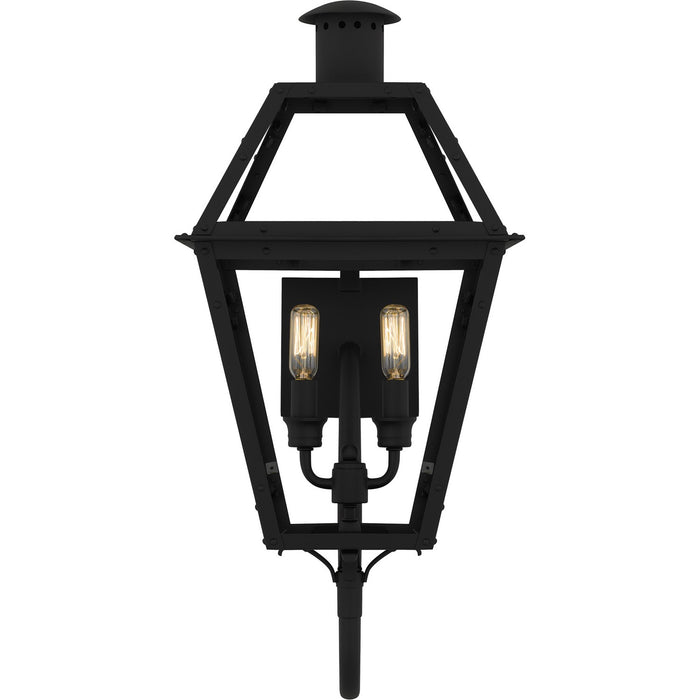 Myhouse Lighting Quoizel - RO8311EK - Two Light Outdoor Wall Lantern - Rue De Royal - Earth Black