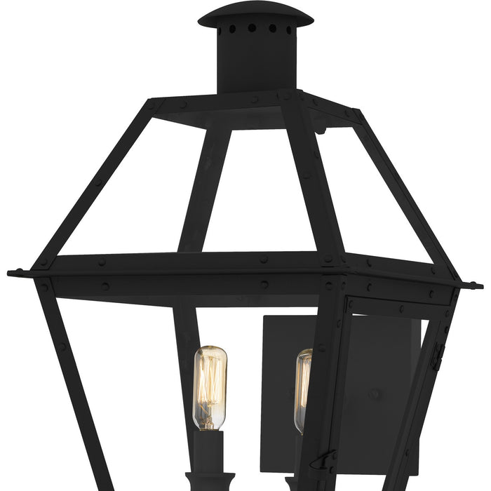 Myhouse Lighting Quoizel - RO8311EK - Two Light Outdoor Wall Lantern - Rue De Royal - Earth Black