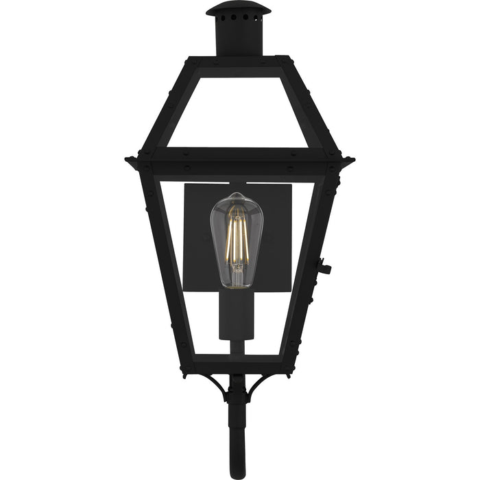 Myhouse Lighting Quoizel - RO8410EK - One Light Outdoor Wall Lantern - Rue De Royal - Earth Black