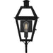 Myhouse Lighting Quoizel - RO8410EK - One Light Outdoor Wall Lantern - Rue De Royal - Earth Black