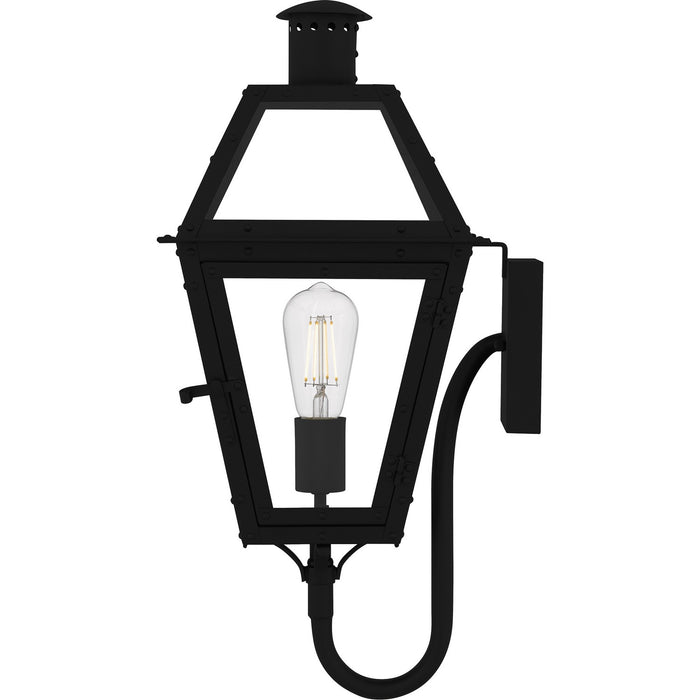 Myhouse Lighting Quoizel - RO8410EK - One Light Outdoor Wall Lantern - Rue De Royal - Earth Black