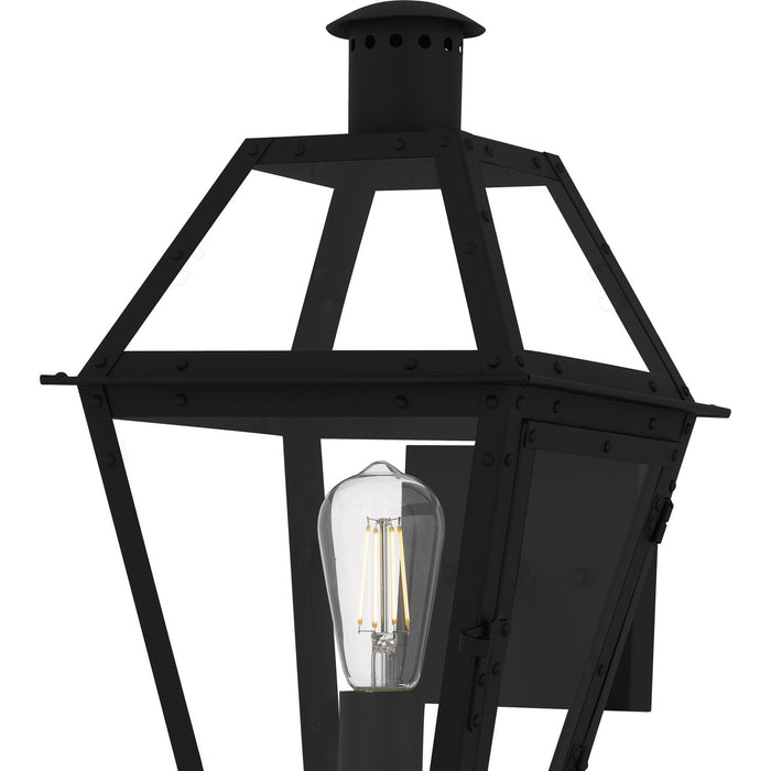 Myhouse Lighting Quoizel - RO8410EK - One Light Outdoor Wall Lantern - Rue De Royal - Earth Black