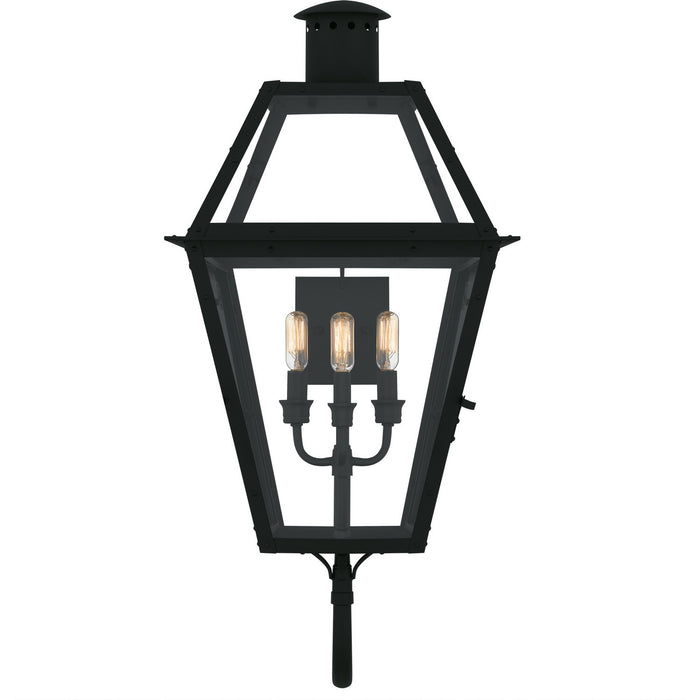 Myhouse Lighting Quoizel - RO8414EK - Four Light Outdoor Wall Lantern - Rue De Royal - Earth Black