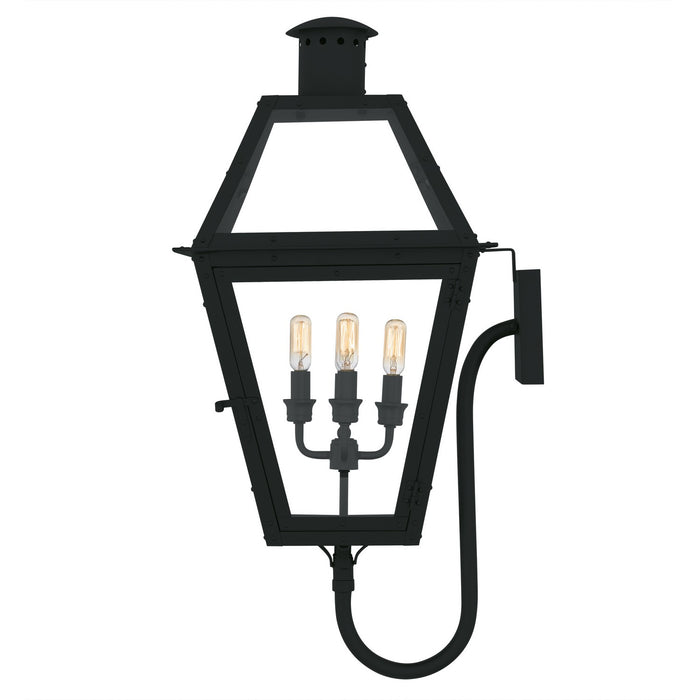 Myhouse Lighting Quoizel - RO8414EK - Four Light Outdoor Wall Lantern - Rue De Royal - Earth Black