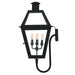 Myhouse Lighting Quoizel - RO8414EK - Four Light Outdoor Wall Lantern - Rue De Royal - Earth Black