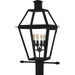 Myhouse Lighting Quoizel - RO9014EK - Four Light Outdoor Post Lantern - Rue De Royal - Earth Black