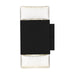 Myhouse Lighting Quoizel - SAX8305MBK - LED Outdoor Wall Lantern - Saxton - Matte Black