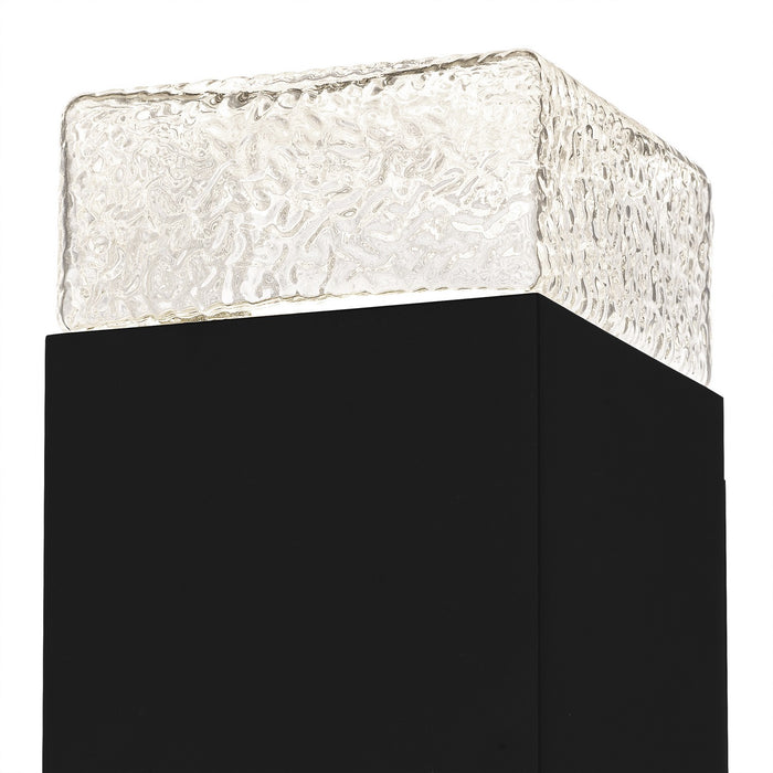 Myhouse Lighting Quoizel - SAX8305MBK - LED Outdoor Wall Lantern - Saxton - Matte Black