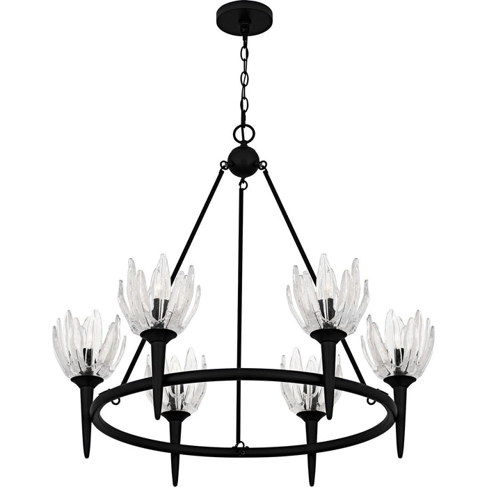 Myhouse Lighting Quoizel - SHA5032MBK - Six Light Chandelier - Shea - Matte Black