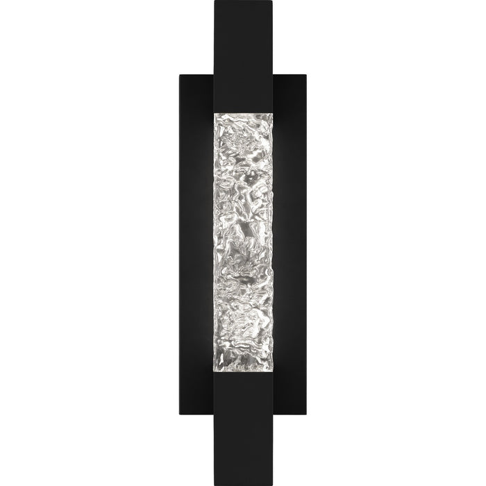 Myhouse Lighting Quoizel - SOL8404MBK - LED Outdoor Wall Lantern - Solace - Matte Black